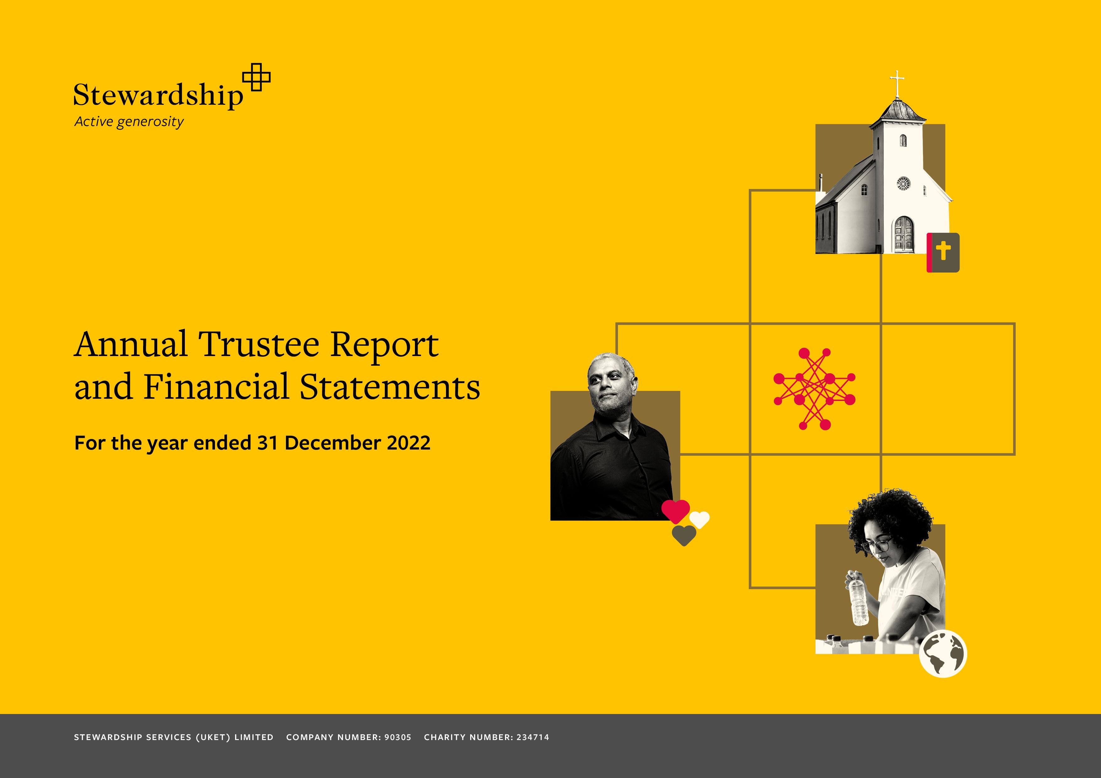 Cover image of Stewardship's Annual Trustee Report for the year ended 31 December 2022