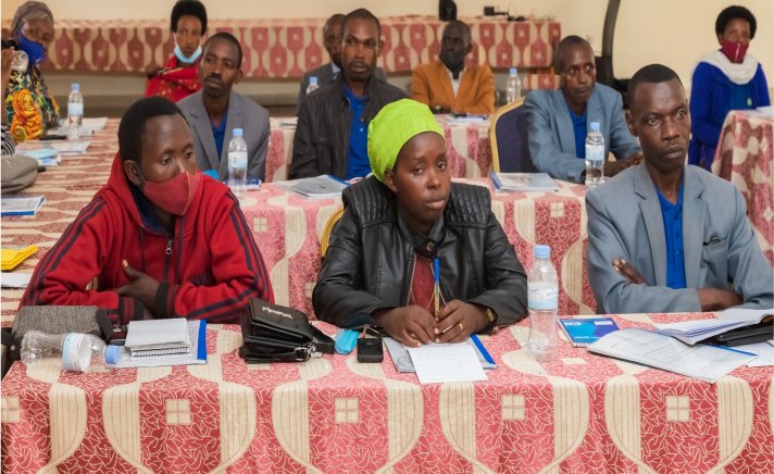 Rwandan church leaders at reconciliation workshop