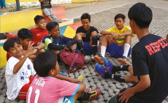 how football is changing attitudes in Indonesia Pledge united