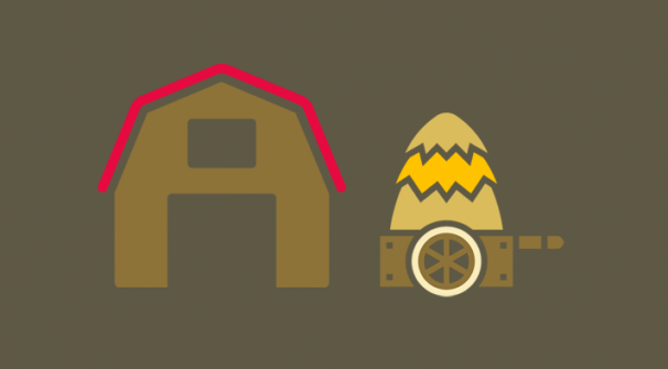 barn and haystack